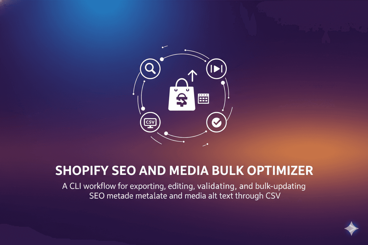 Shopify SEO and Media Bulk Optimizer